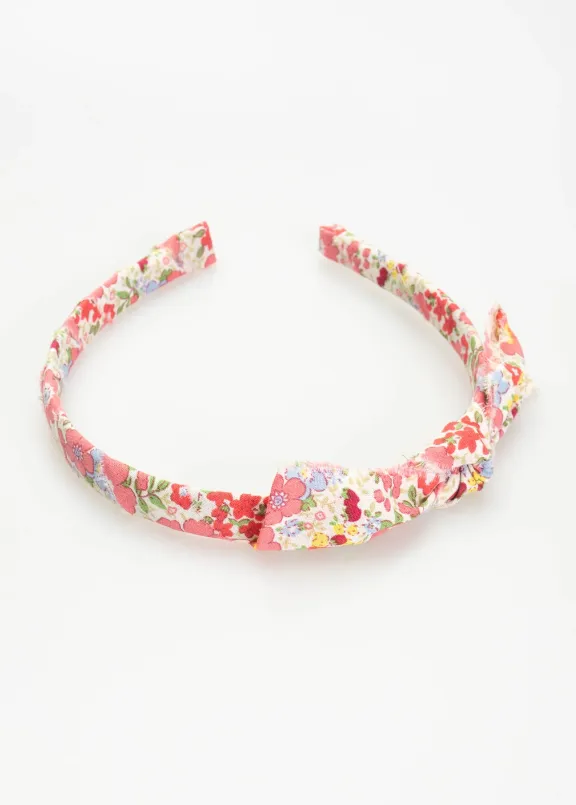 Charlotte Bow Floral Headband - Assorted