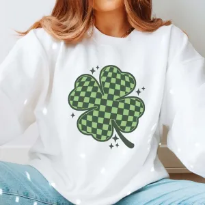 Checkered Clover Sweatshirt