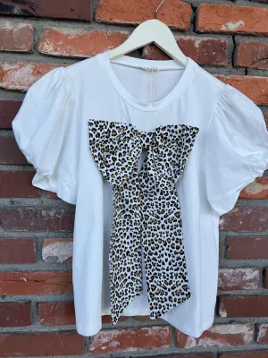 Cheetah Bow Top
