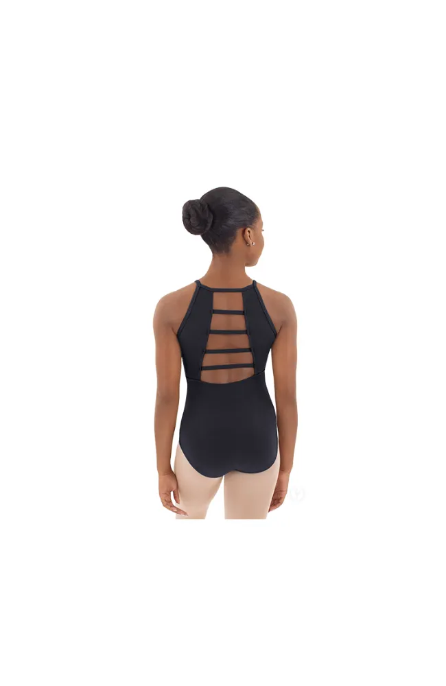 Child Cotton Lycra Ladder Back Bodysuit