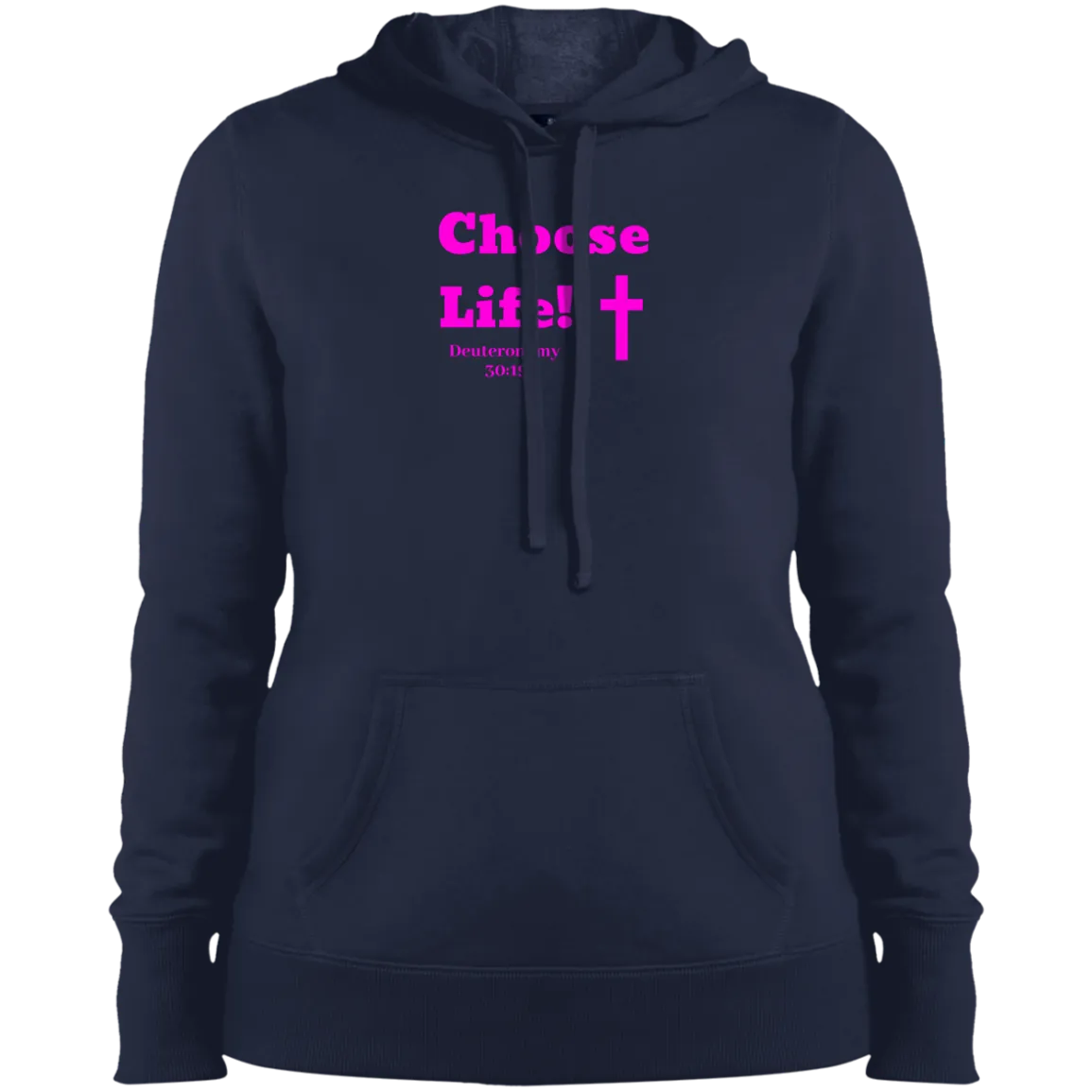 Choose Life 2.0 Ladies Pullover Hooded Sweatshirt