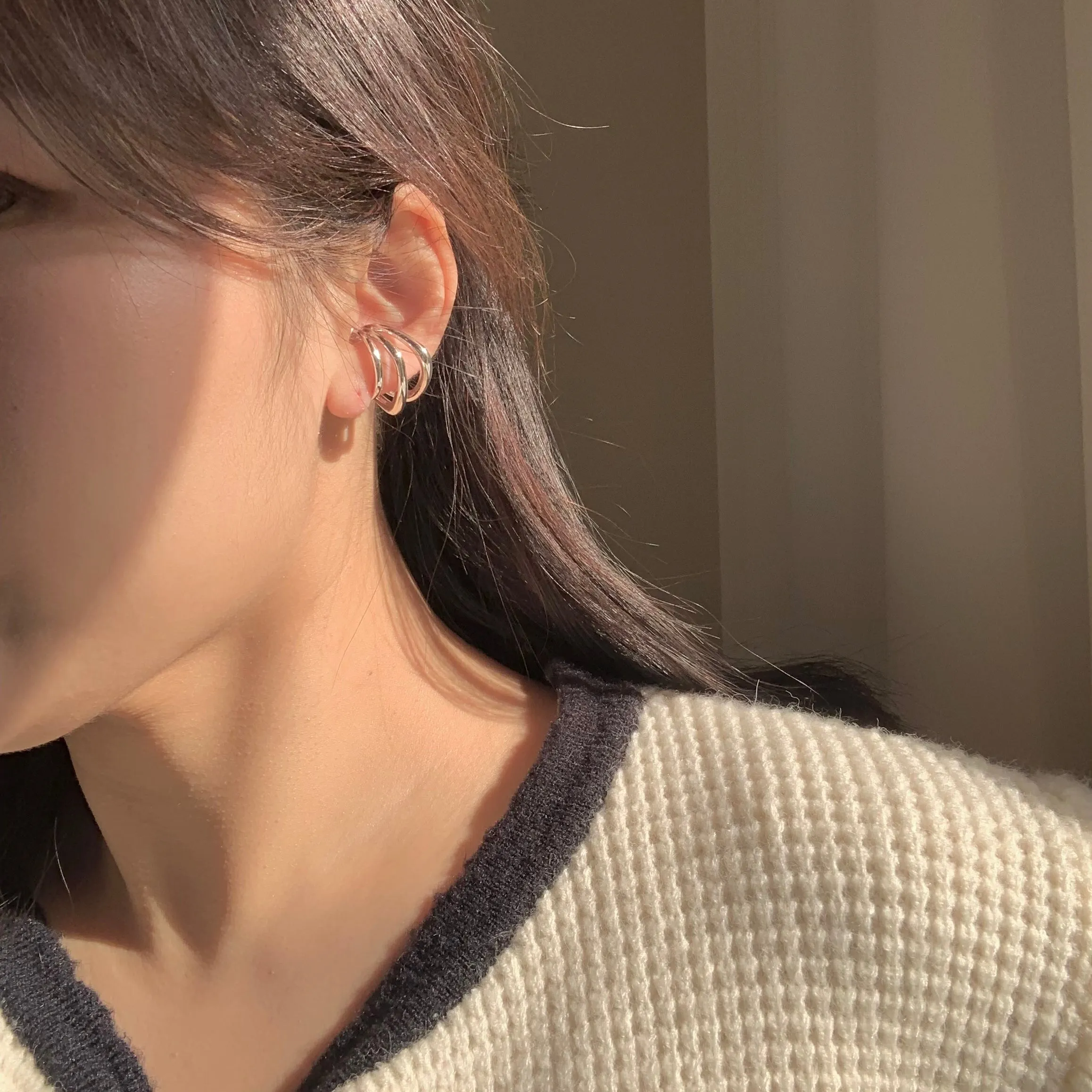 Chunky Triple Ear Cuff