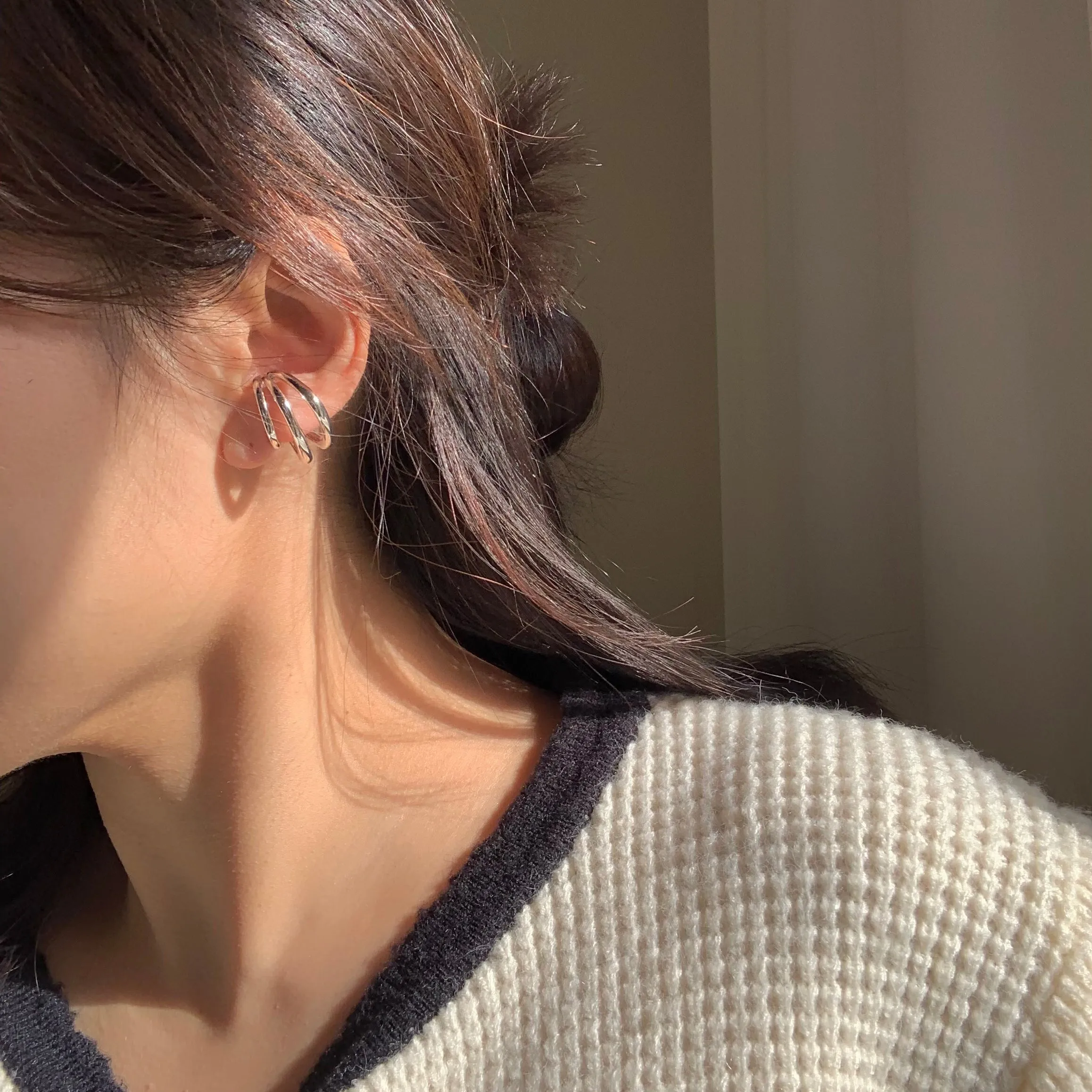 Chunky Triple Ear Cuff