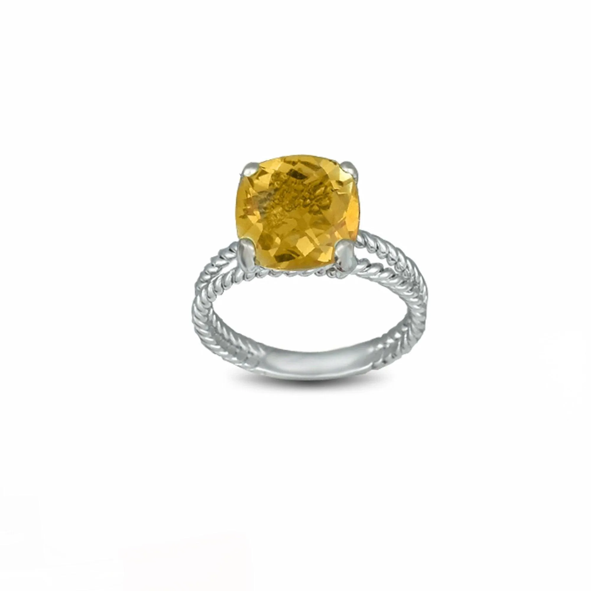Citrine Fashion Ring in Sterling Silver