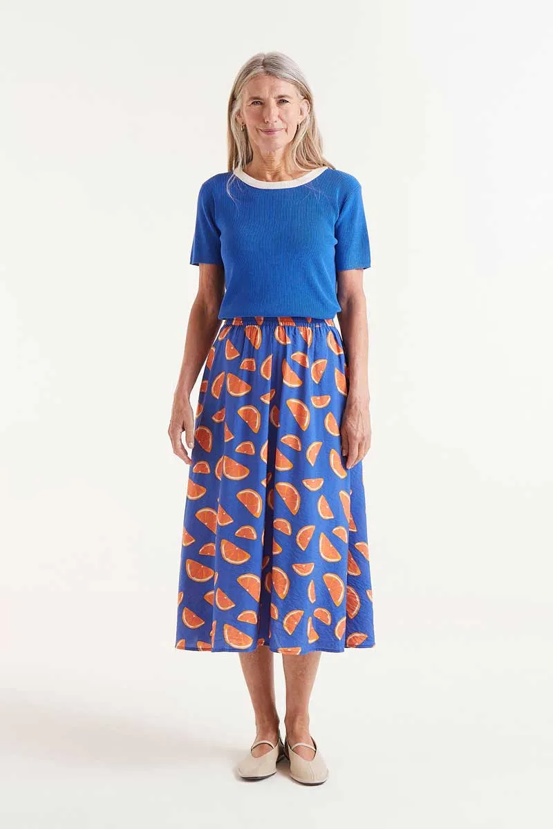 Citrus Print Skirt