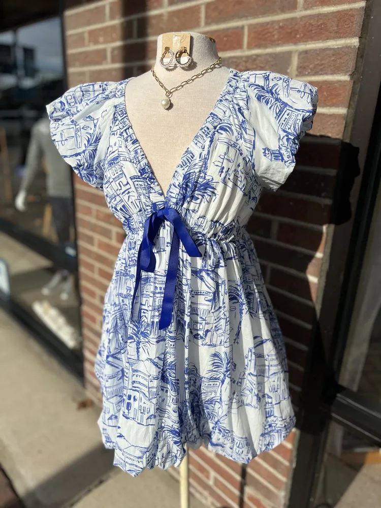 Coastal Short Mini Dress