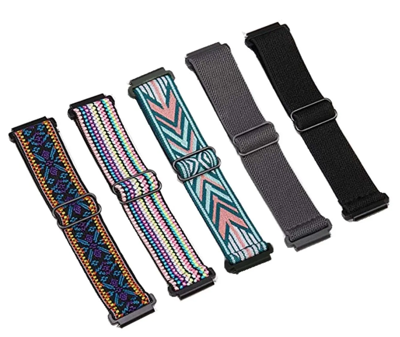 Color Block Elastic Watchband