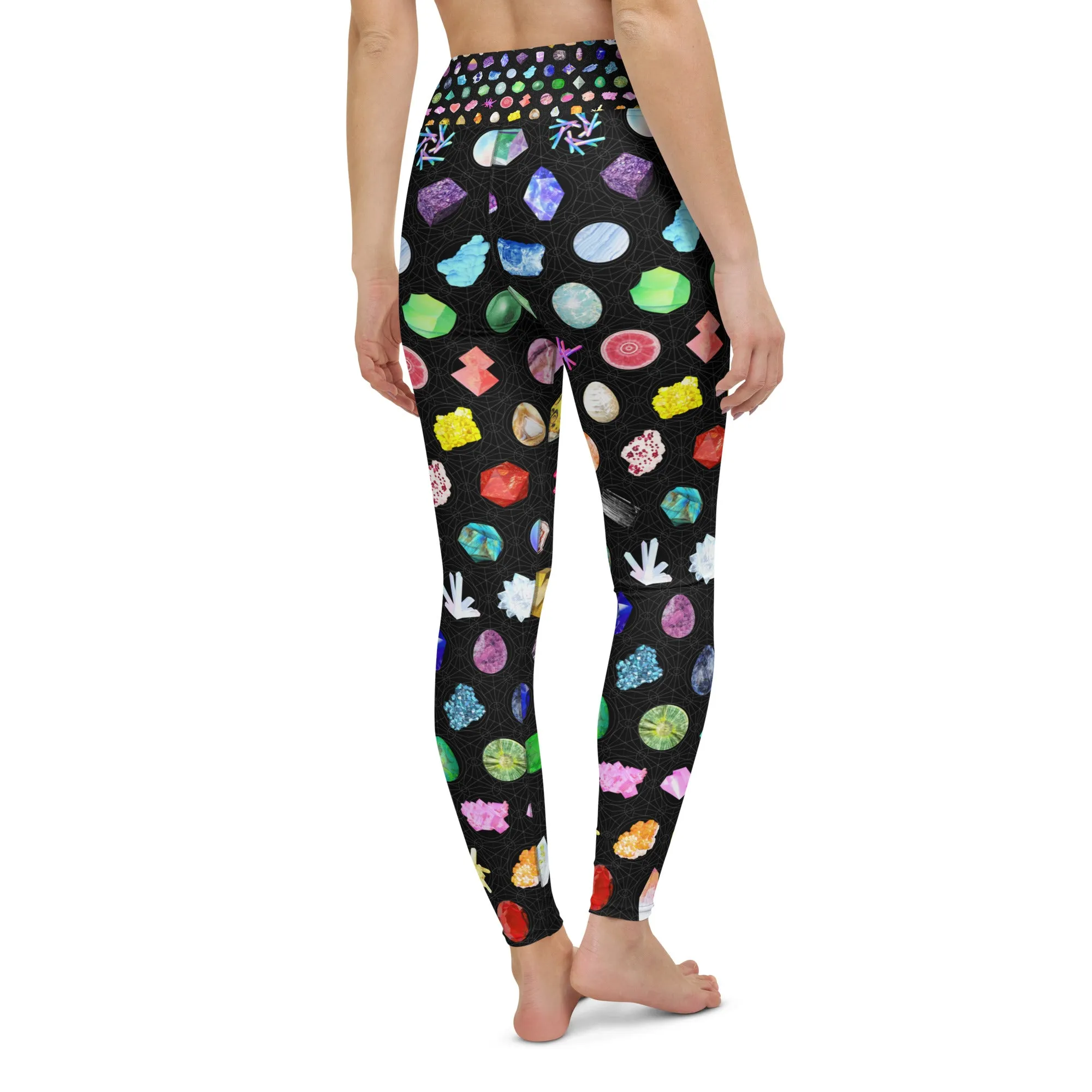 Crystal Grid Yoga Leggings