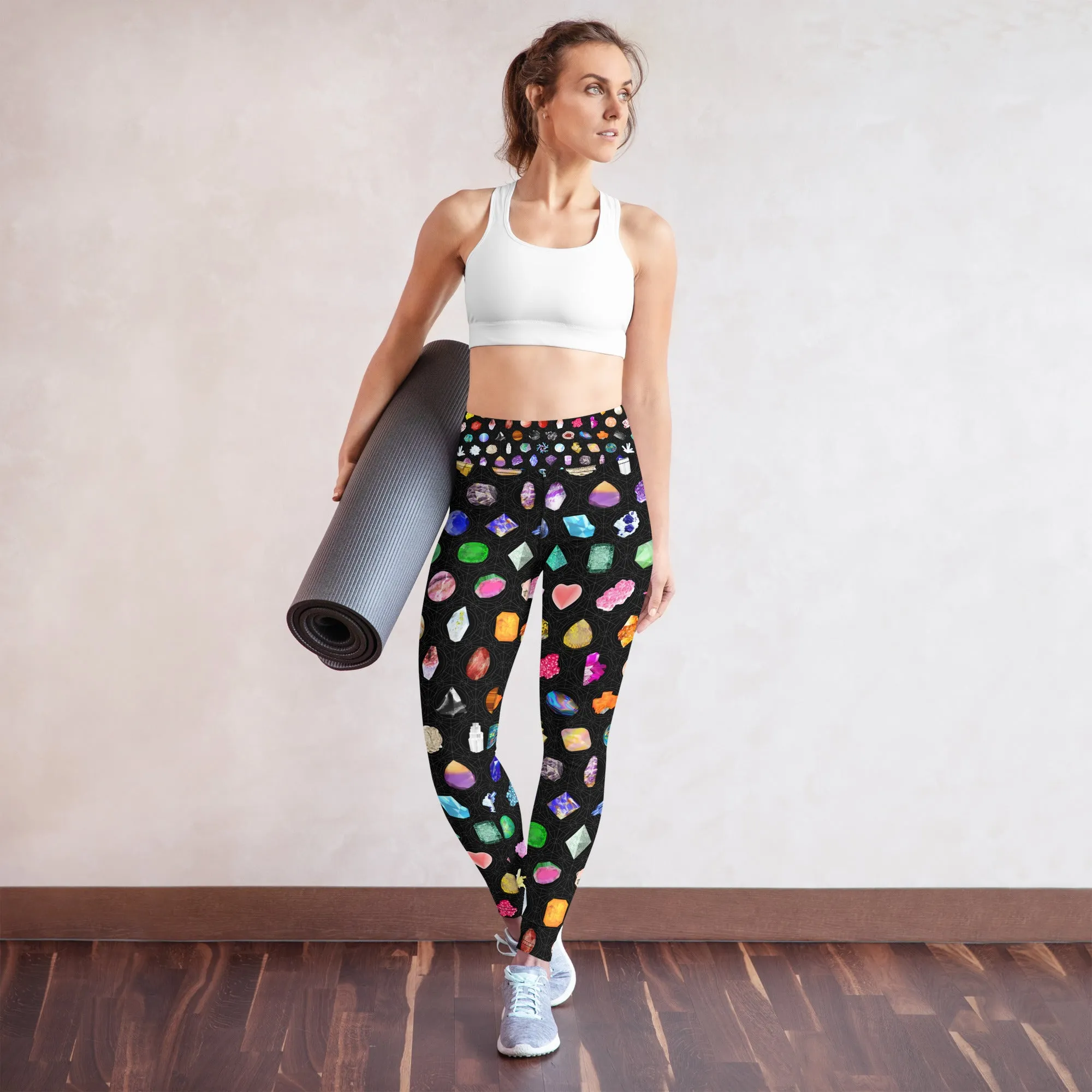 Crystal Grid Yoga Leggings