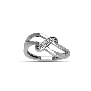 Cubic Zirconia Fashion Ring in Sterling Silver
