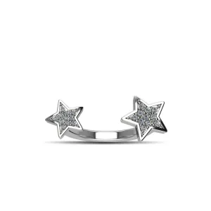 Cubic Zirconia Fashion Ring in Sterling Silver