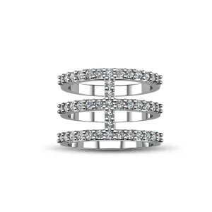 Cubic Zirconia Fashion Ring in Sterling Silver