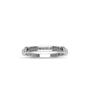 Cubic Zirconia Fashion Stackable Ring in Sterling Silver
