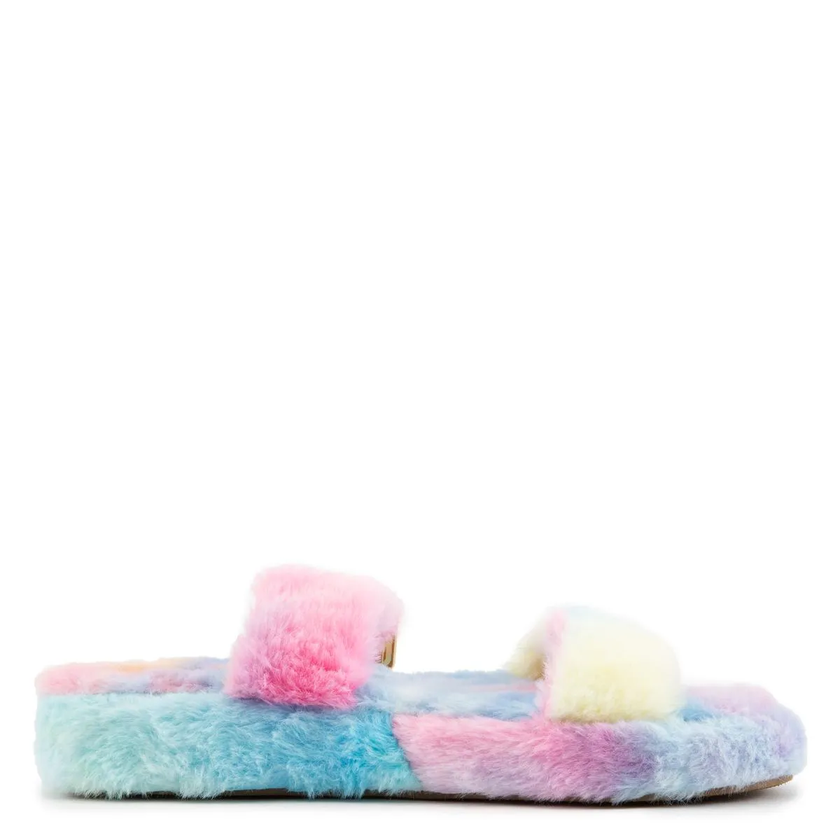 Cuddle-2 Flat Fur Sandals