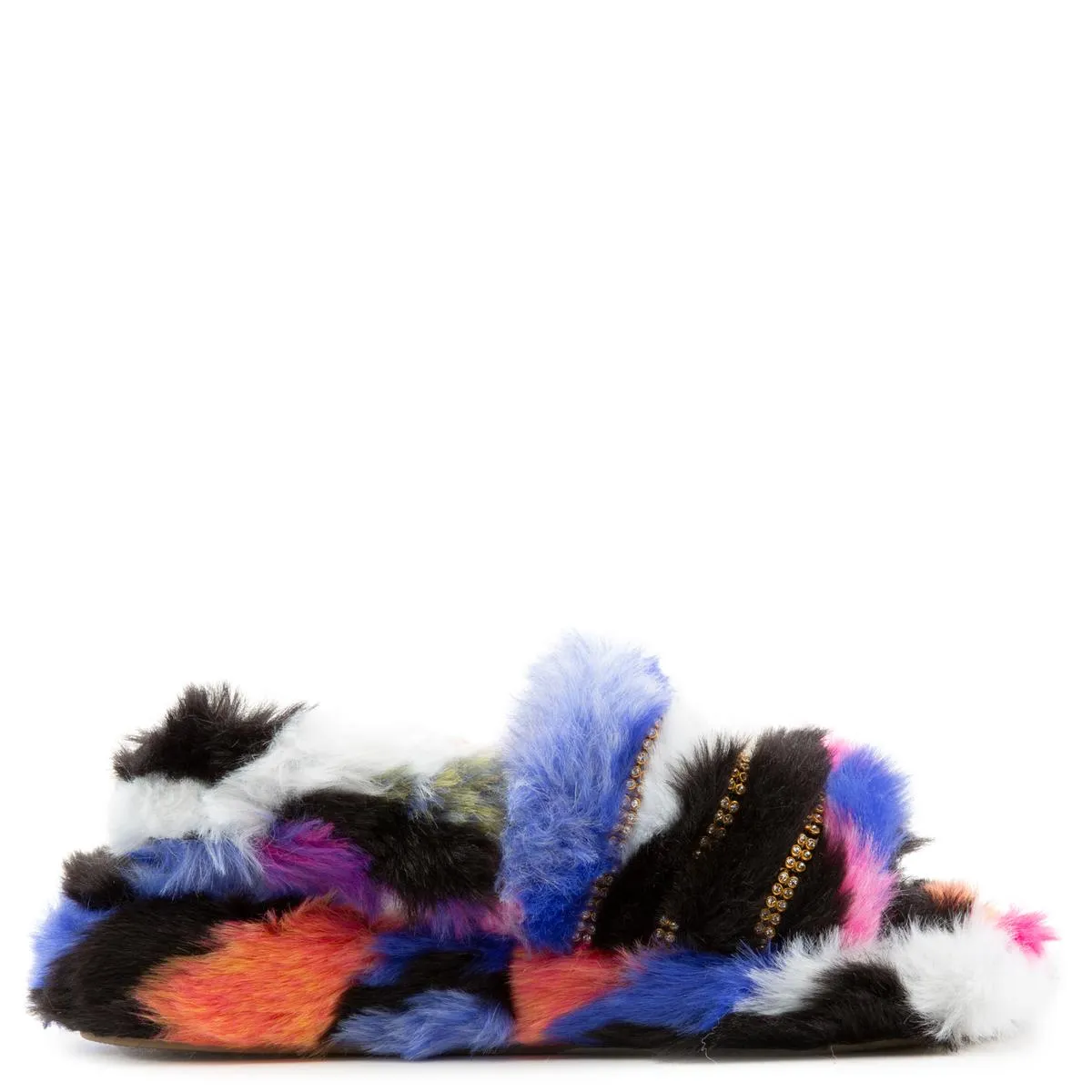 Cuddle-3 Flat Fur Sandals