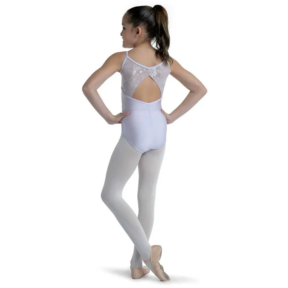 Danshuz 21110C Floral Back Camisole Leotard - Girls