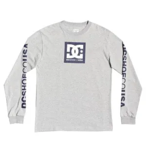 DC Mens Square Star Long Sleeve T-Shirt