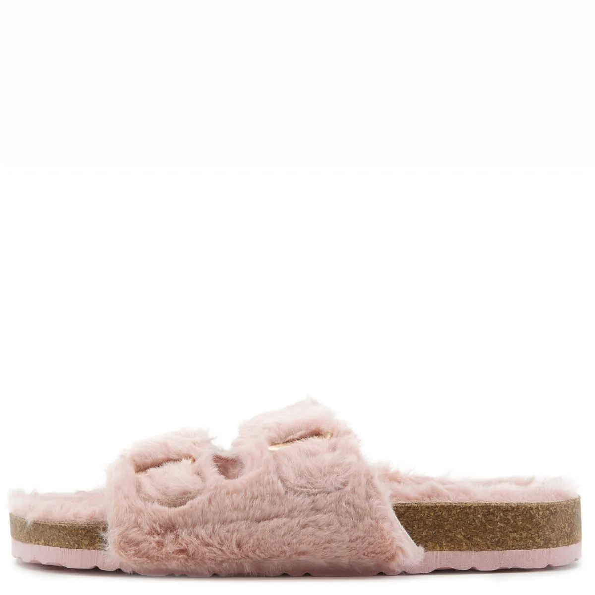 Defeat-63 Double Band Fur Slides