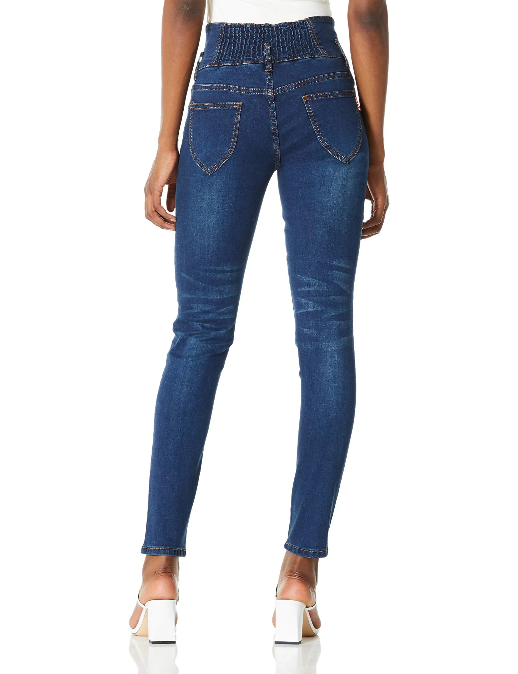 Demon&Hunter 617 Series Junior's High Waist Slim Curve Skinny Jeans