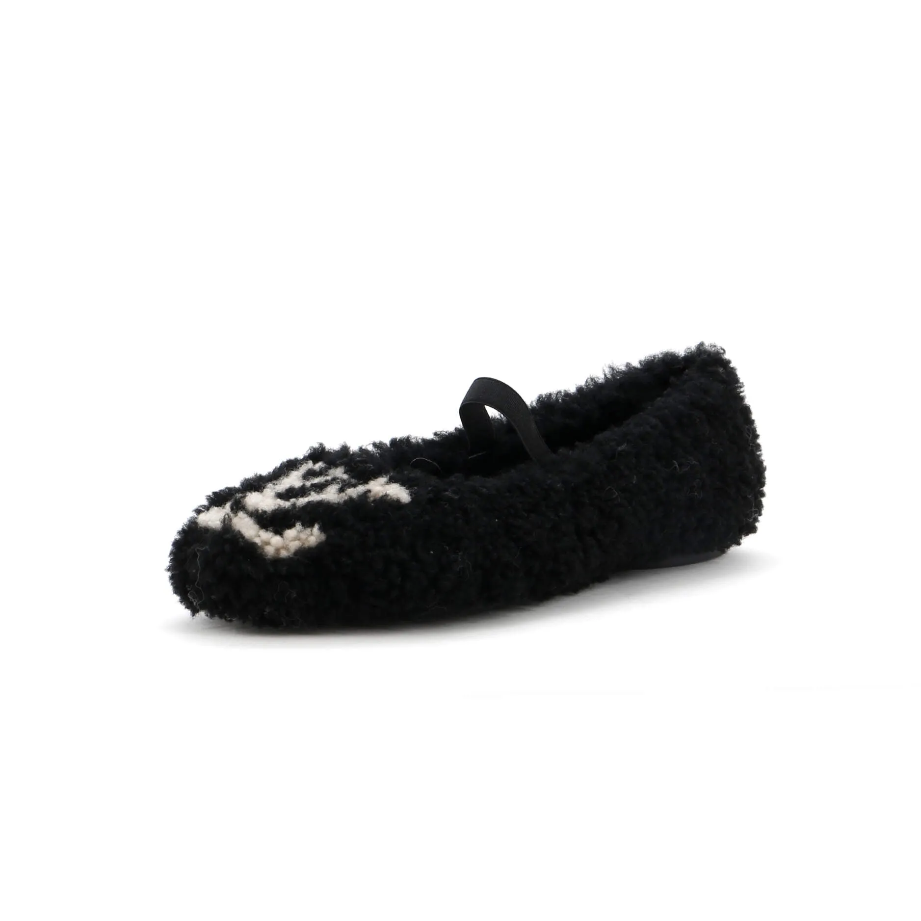 Designer Women's Popi Ballerina Flats Shearling
