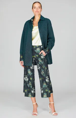 Diamond Jacquard Boyfriend Shirt