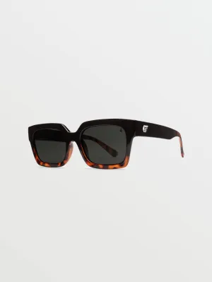 Domeinator Gloss Darkside Sunglasses (Gray Polar Lens) - DEAD ROSE