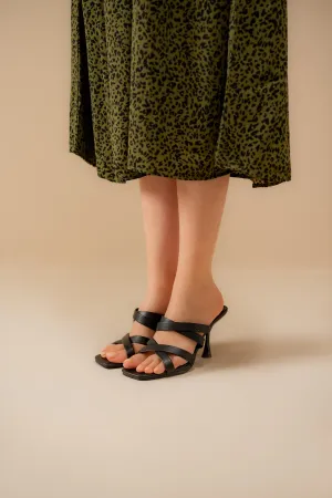 Double Criss-Cross Strappy Heels