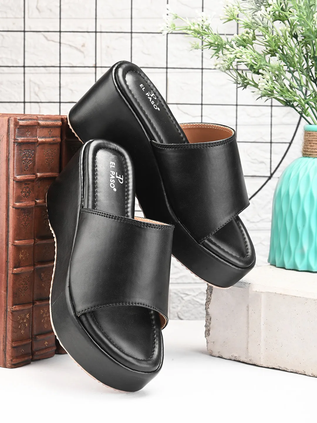 Ebony Shine Sandal For Women