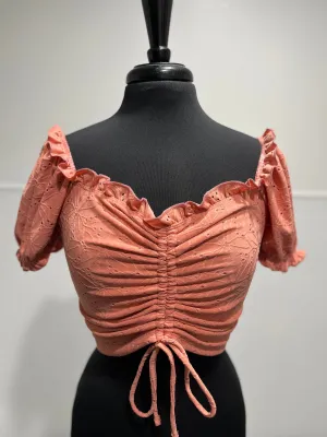 Elva Pink Floral Print Top
