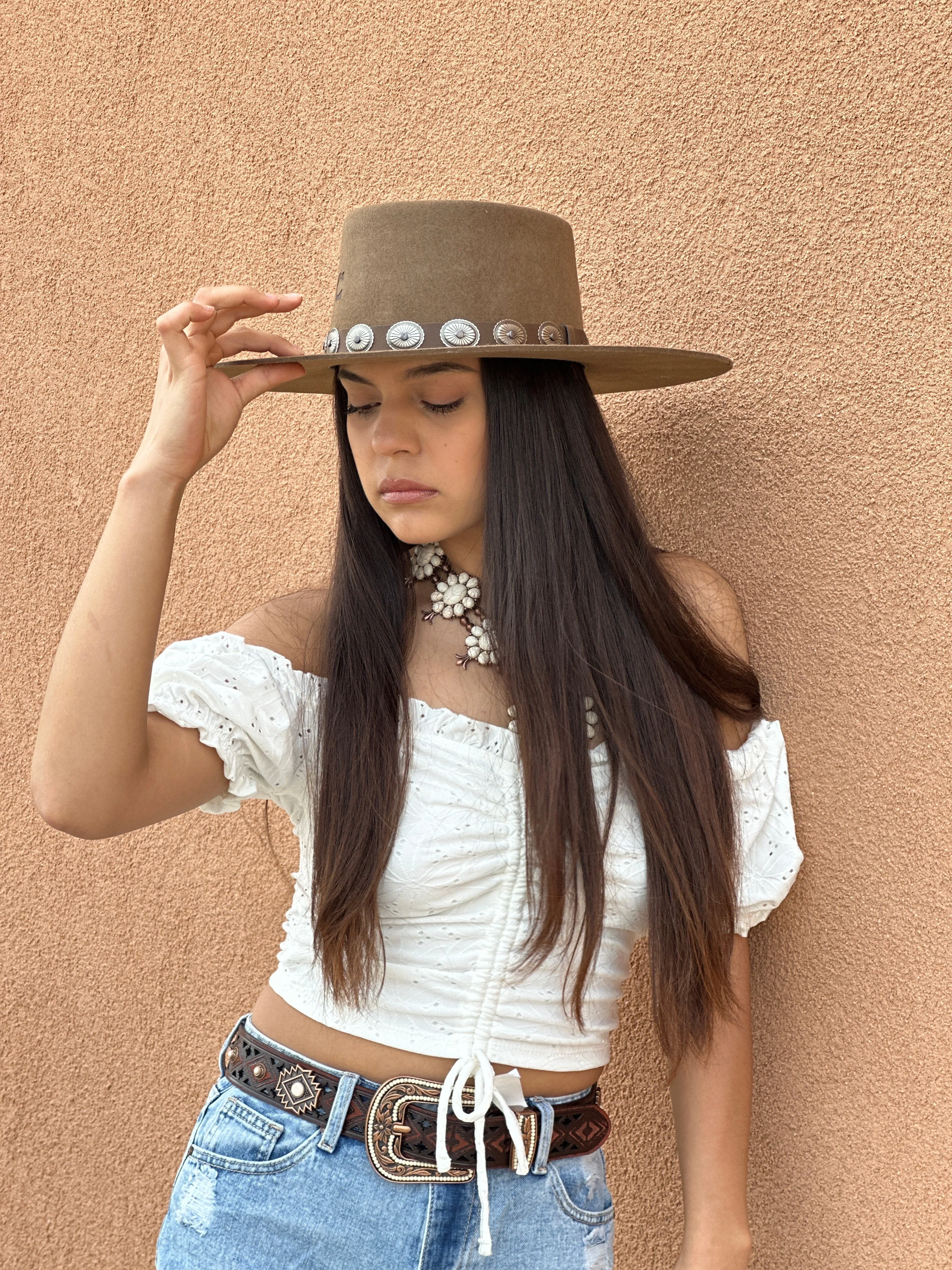 Elva White Floral Print Top