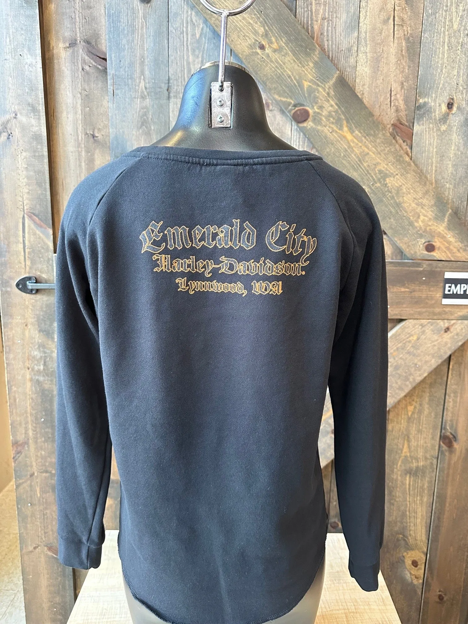 Emerald City Harley-Davidson® ECHD Dealer Back Women's Crewneck