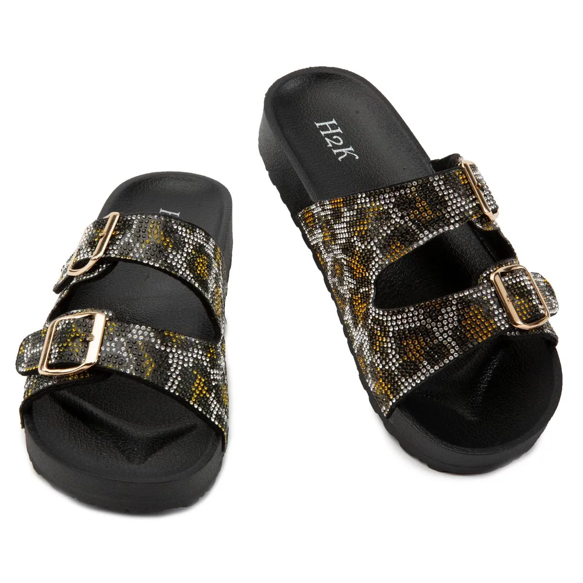 Espen Rhinestone Slides