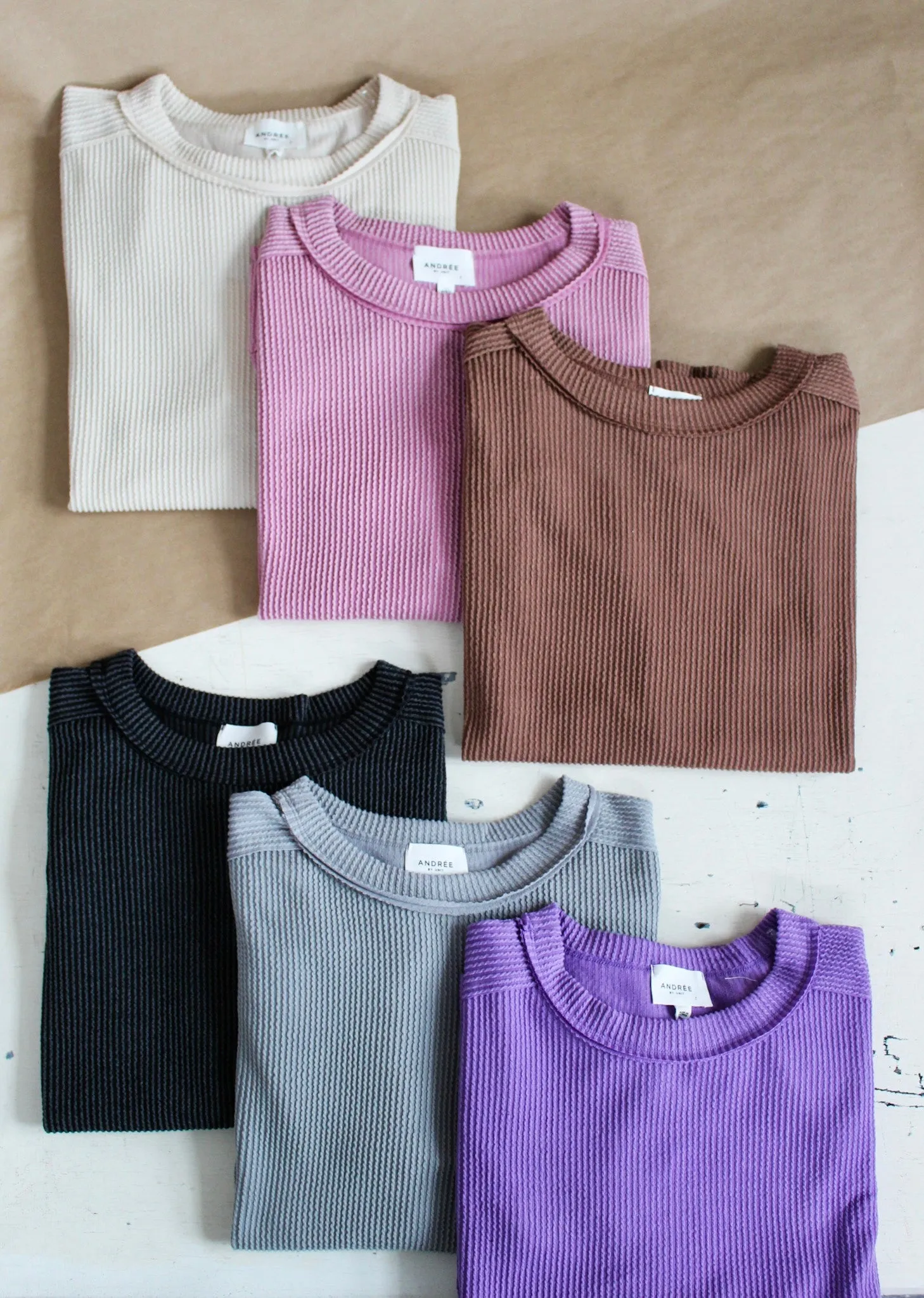 Everyday Essential Crewneck • Cosmic Latte
