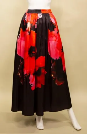 F22043 - Print Duponi Skirt