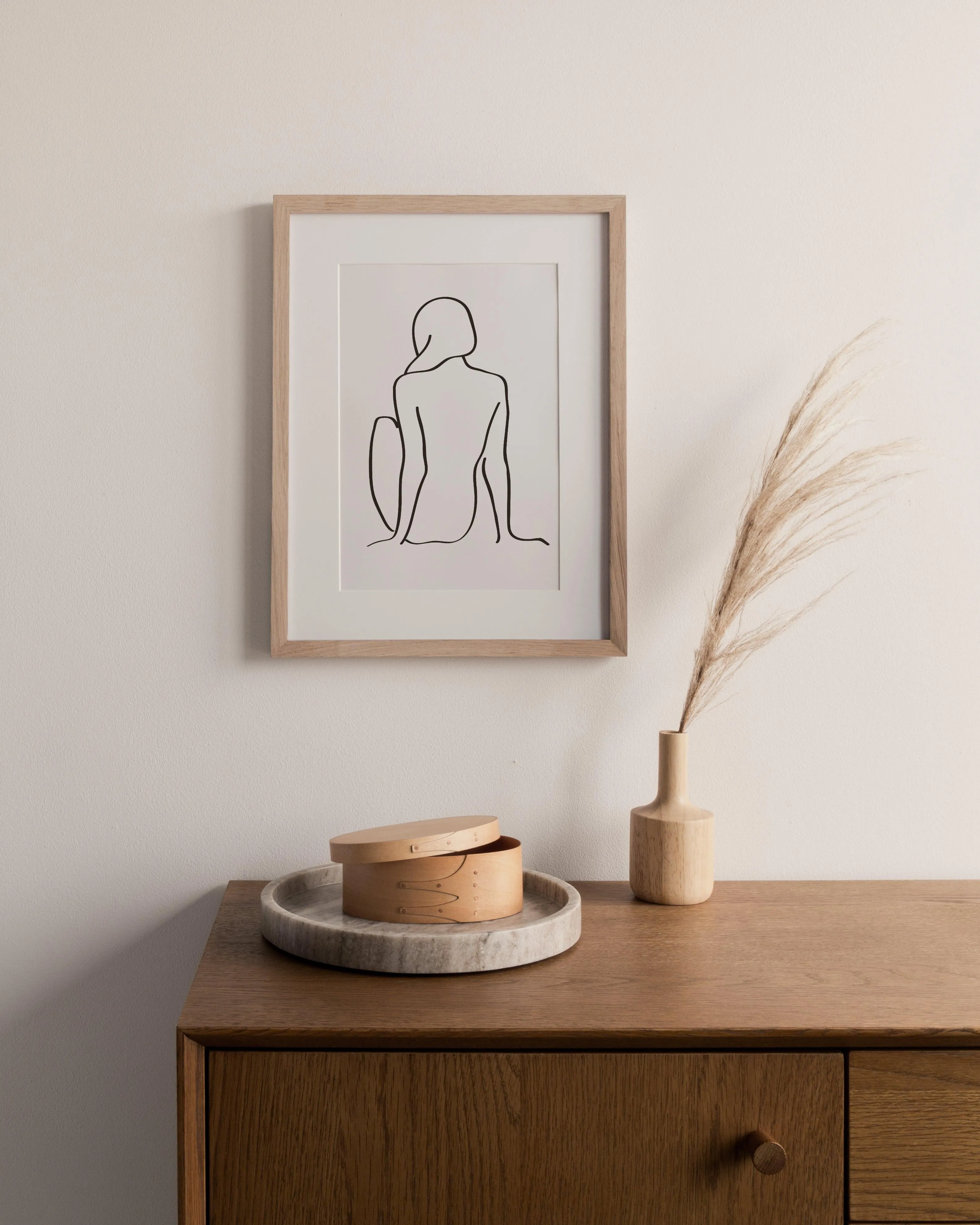 figure 1 art print in chalk