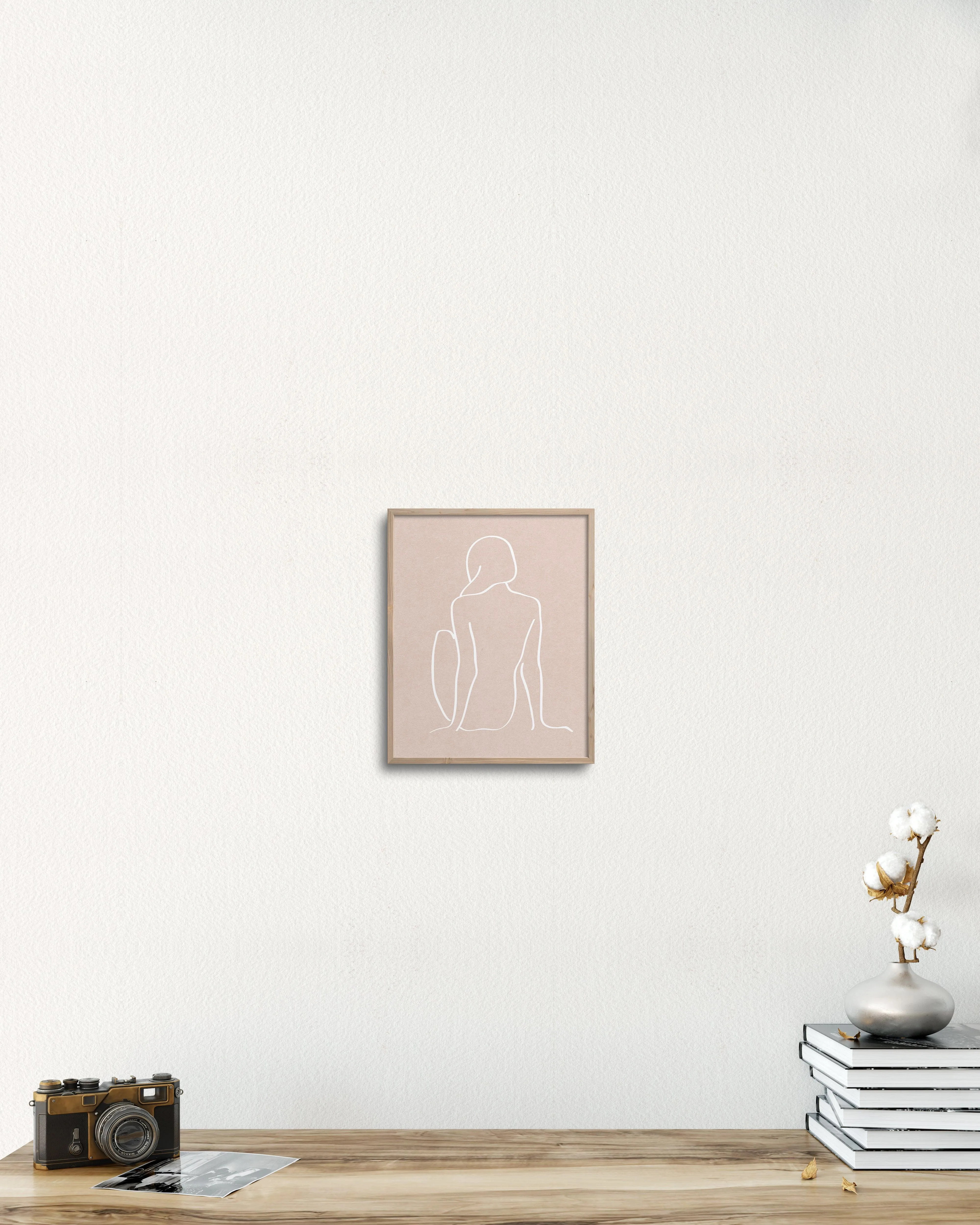 figure 1 art print in sea salt