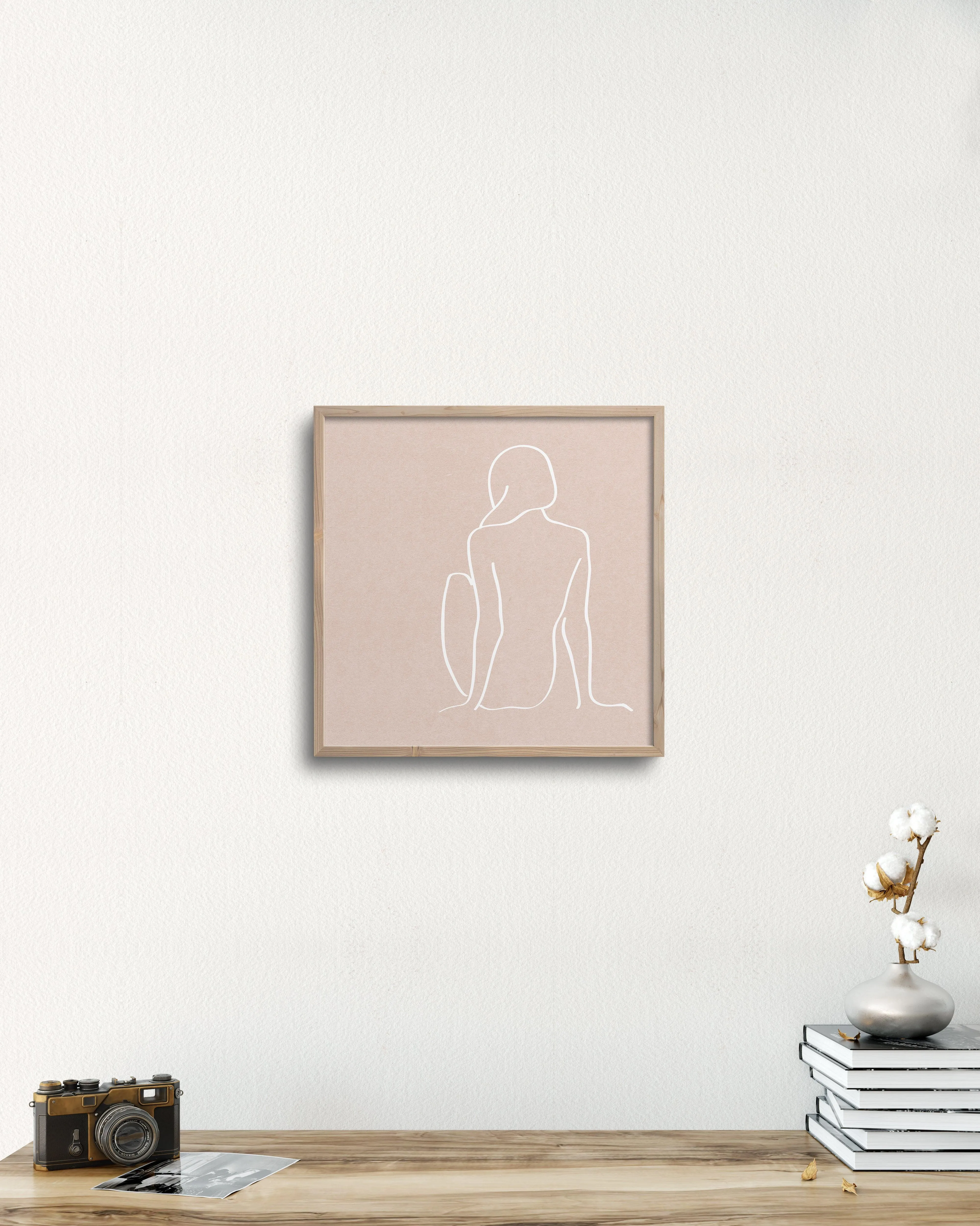 figure 1 art print in sea salt