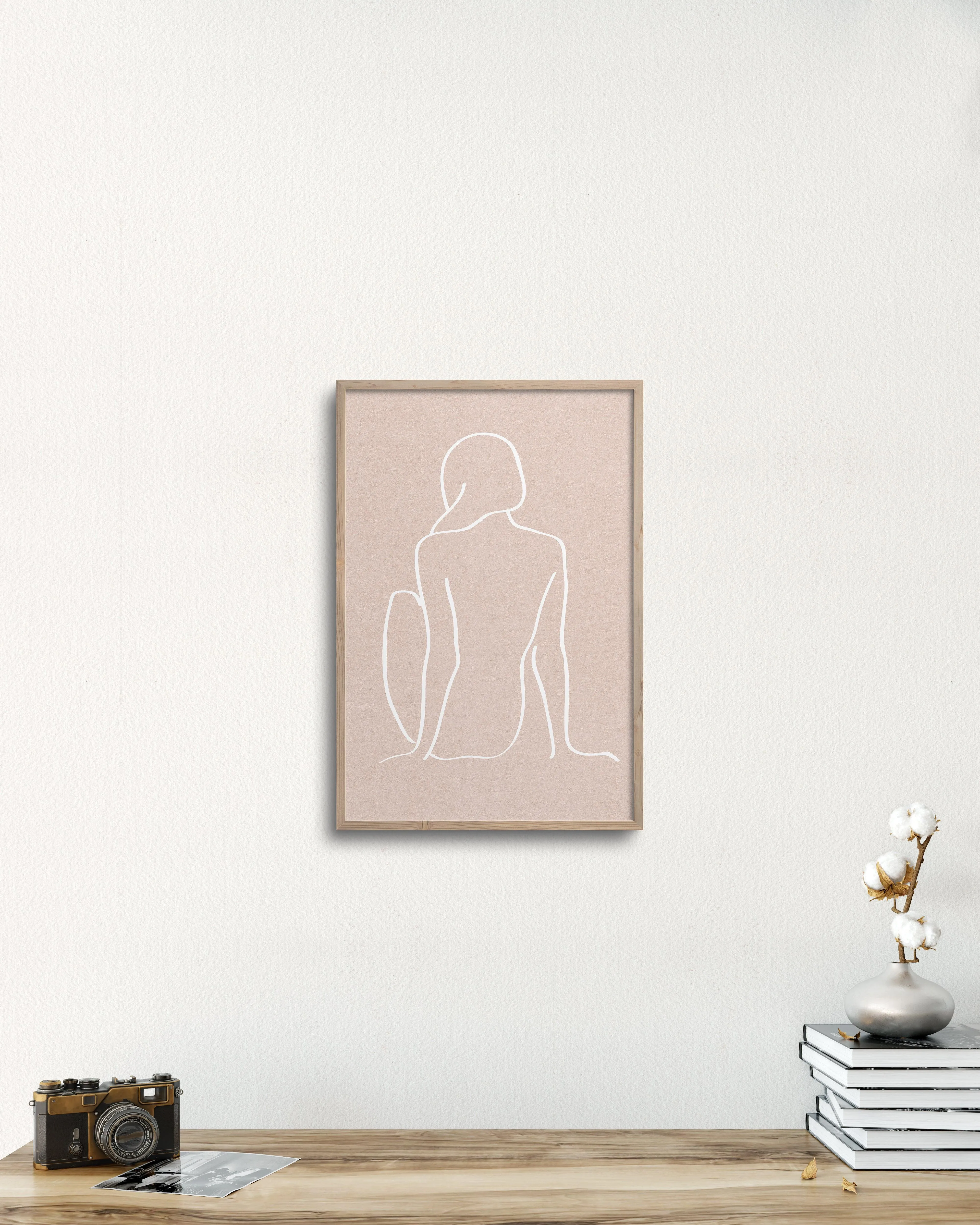 figure 1 art print in sea salt