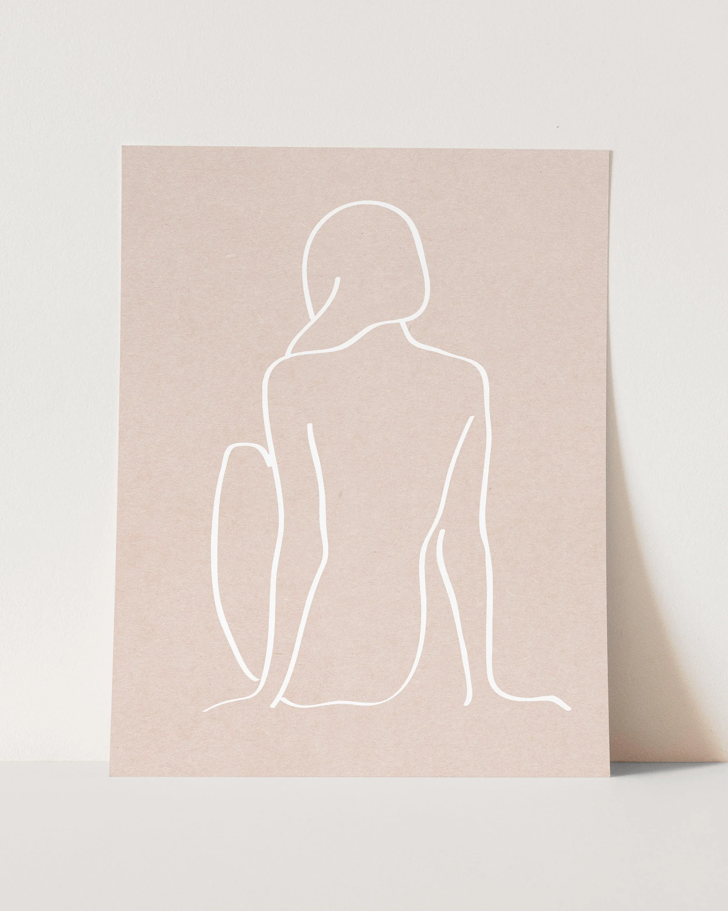 figure 1 art print in sea salt