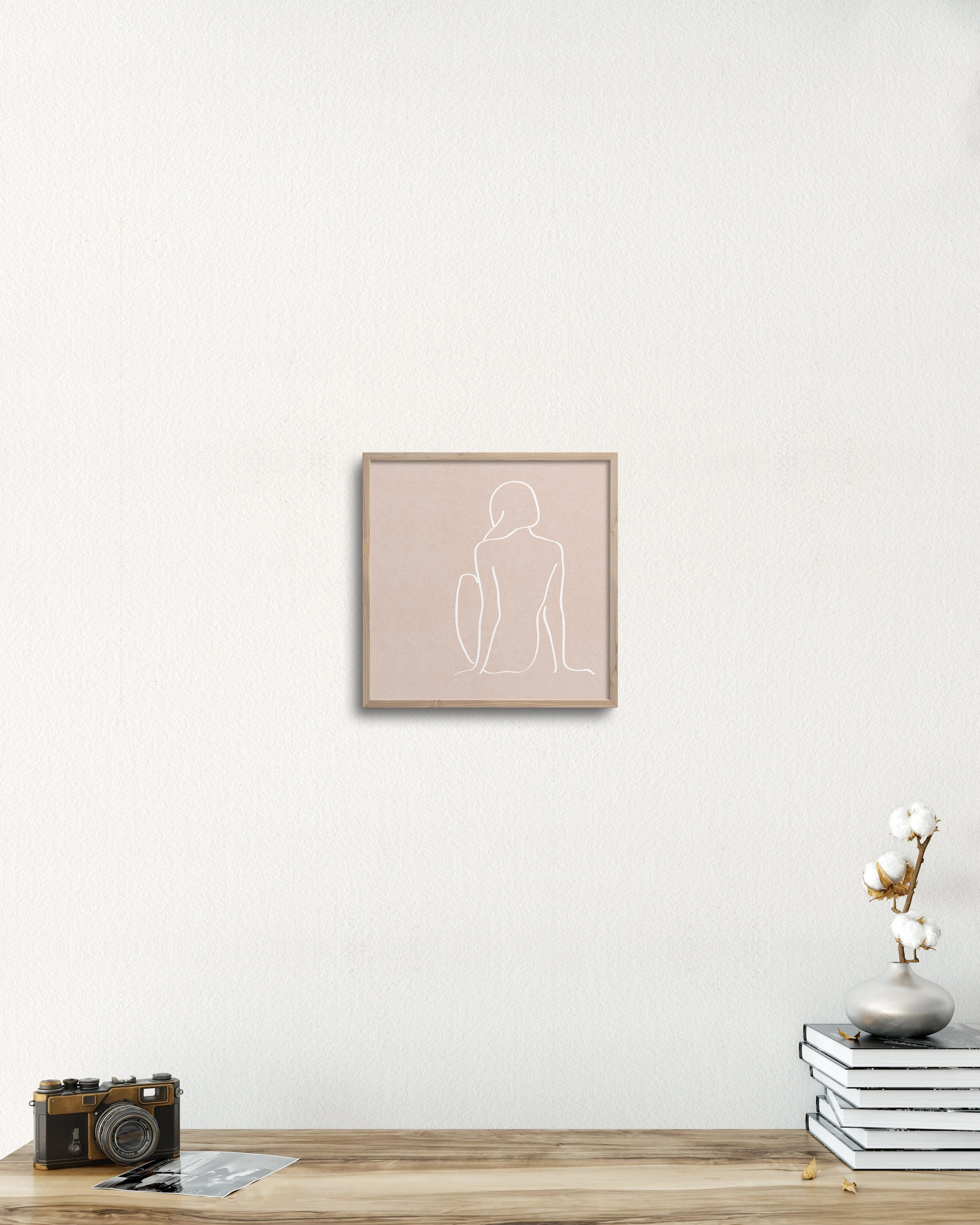 figure 1 art print in sea salt