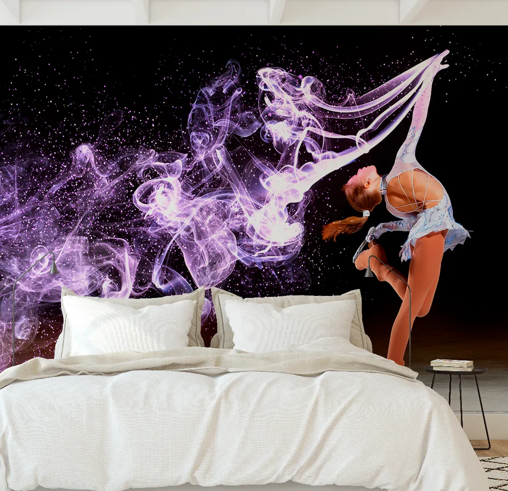 Figure Skater Wallpaper Mural