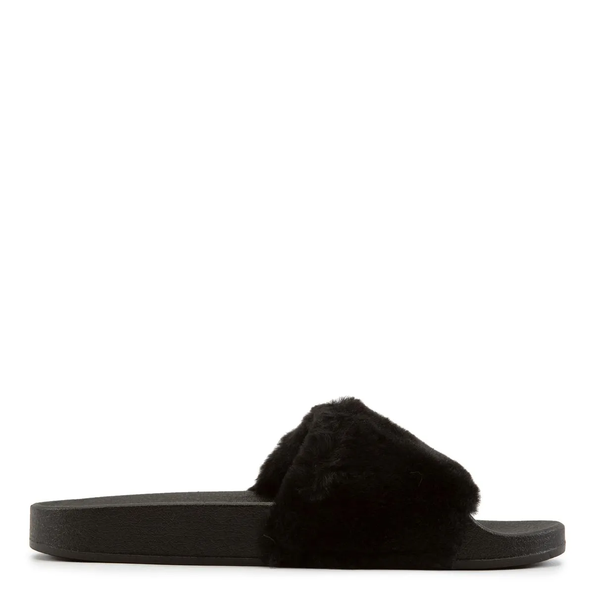 Flatter-15 Fur Band Slides