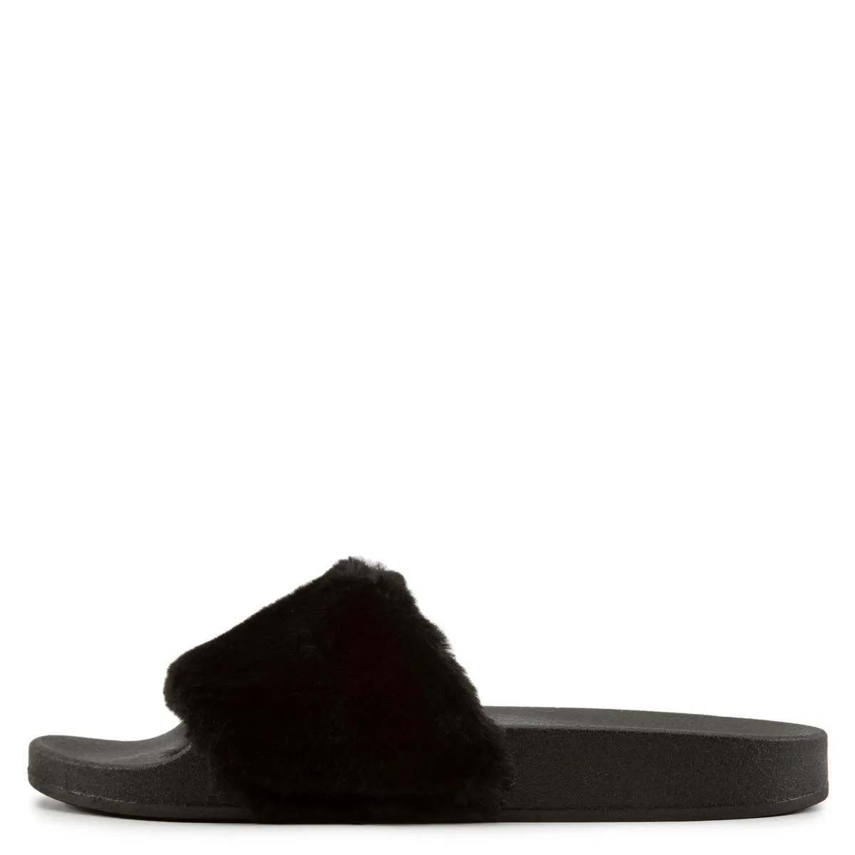 Flatter-15 Fur Band Slides