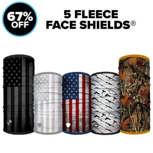 Fleece Face Shields® 5 Pack