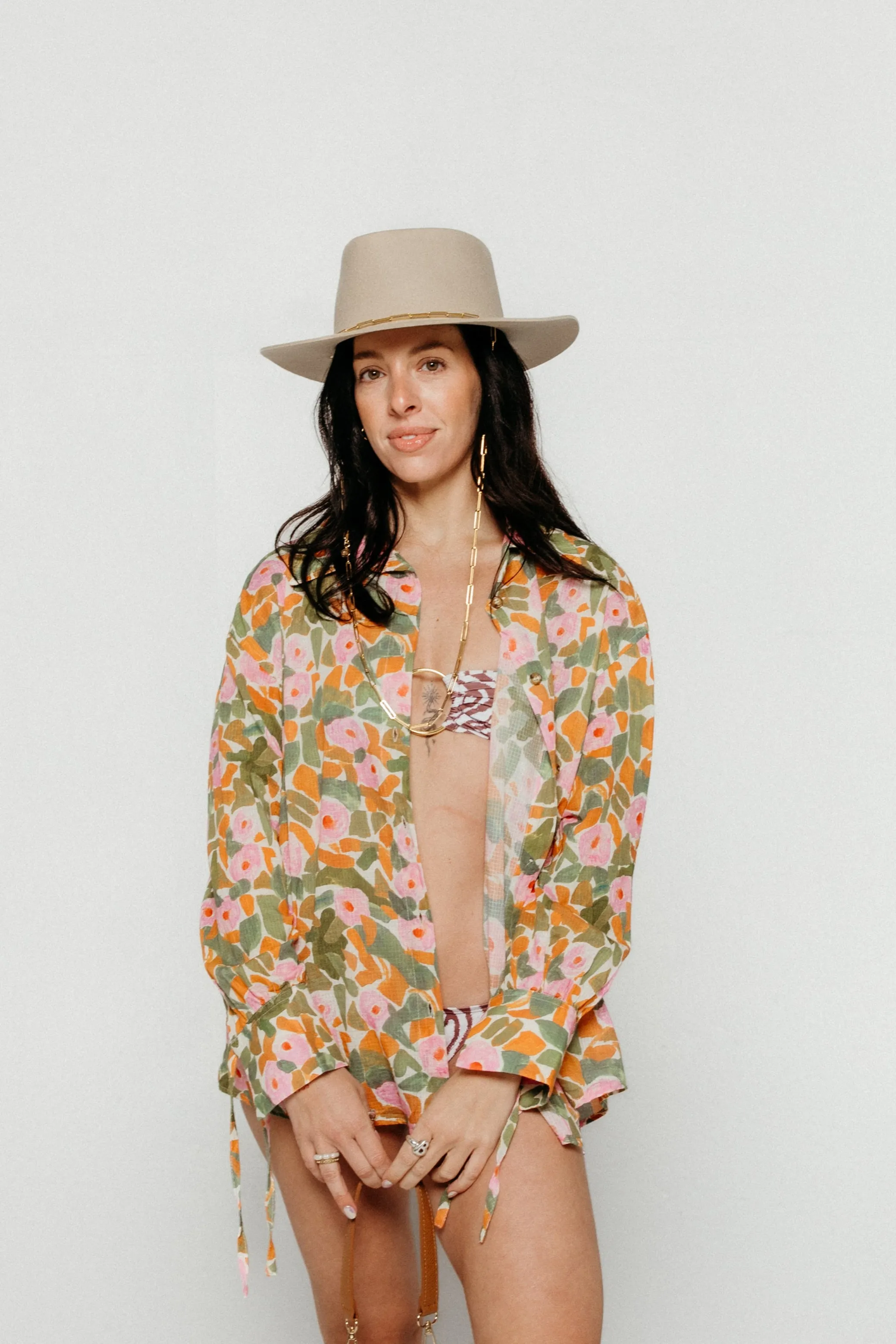 Floral Print Relaxed Shirt