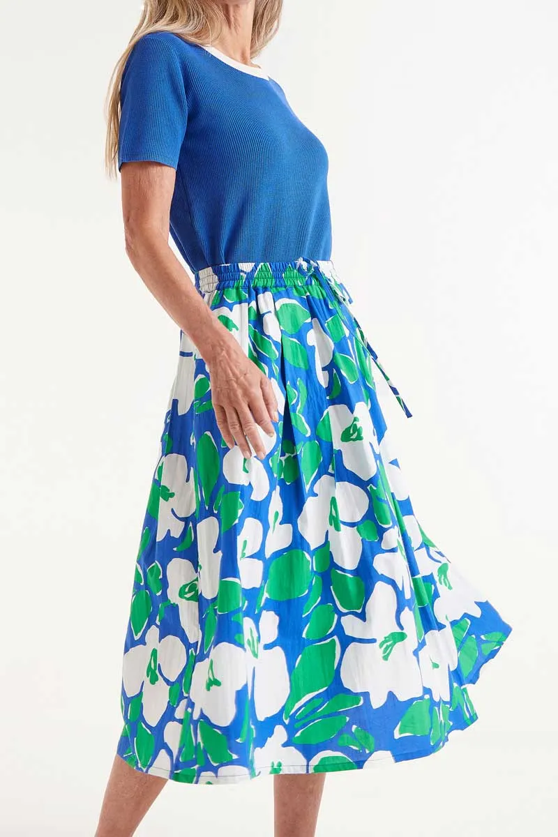 Floral Print Skirt