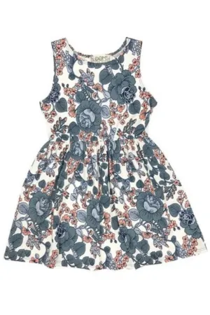 Floral Sleeveless Dress (Daughter: Mommy and Me)