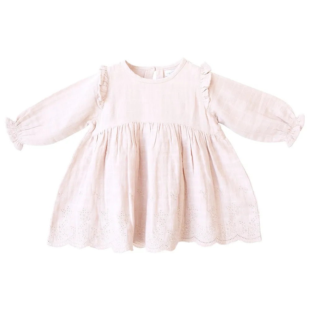 Frankie Dress aus 100% Bio-Baumwollmusselin - Goldie Kollektion