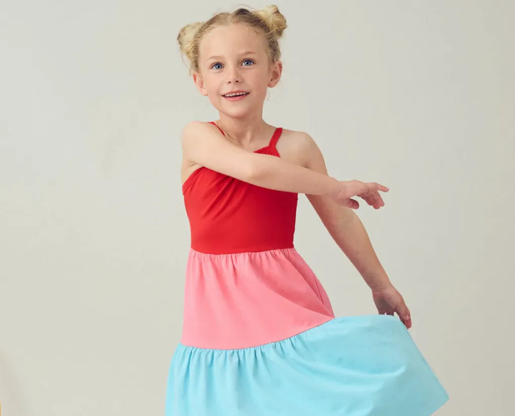 Freds World Alfa Sleeveless Dress Red Multi