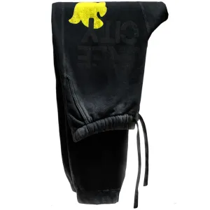 FreeCity Large Sunfades Pocket Sweatpant-superblac/yellow